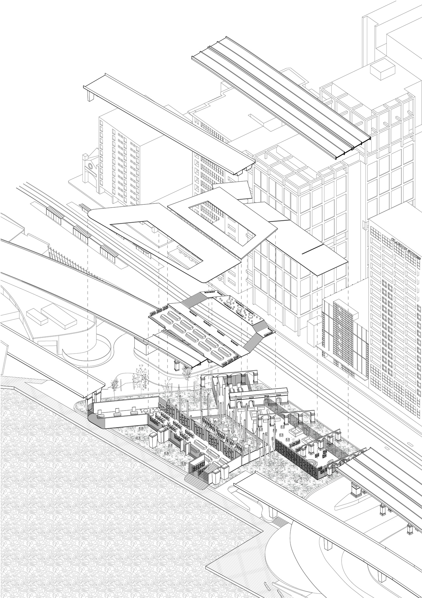 Exploded isometric