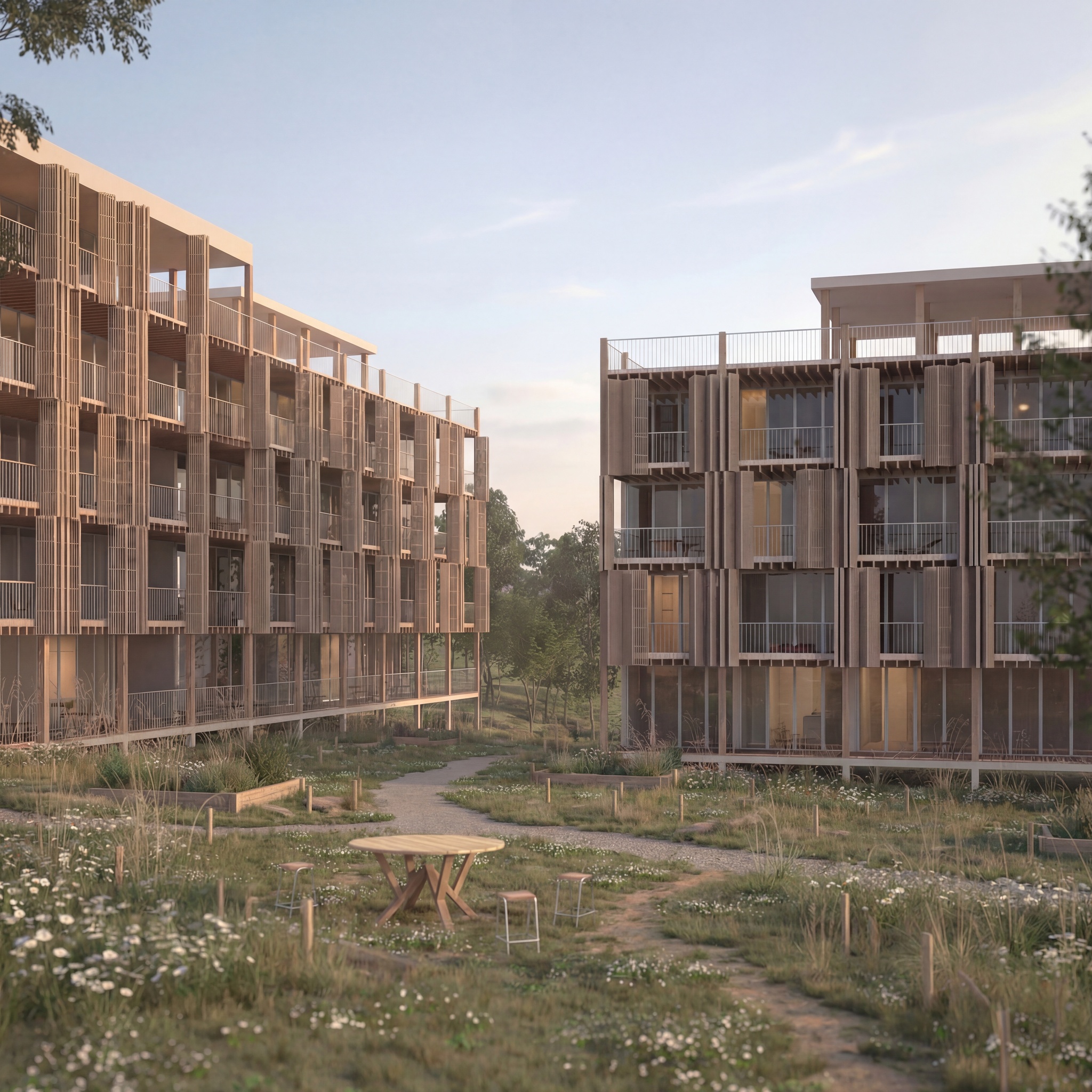 Courtyard perspective