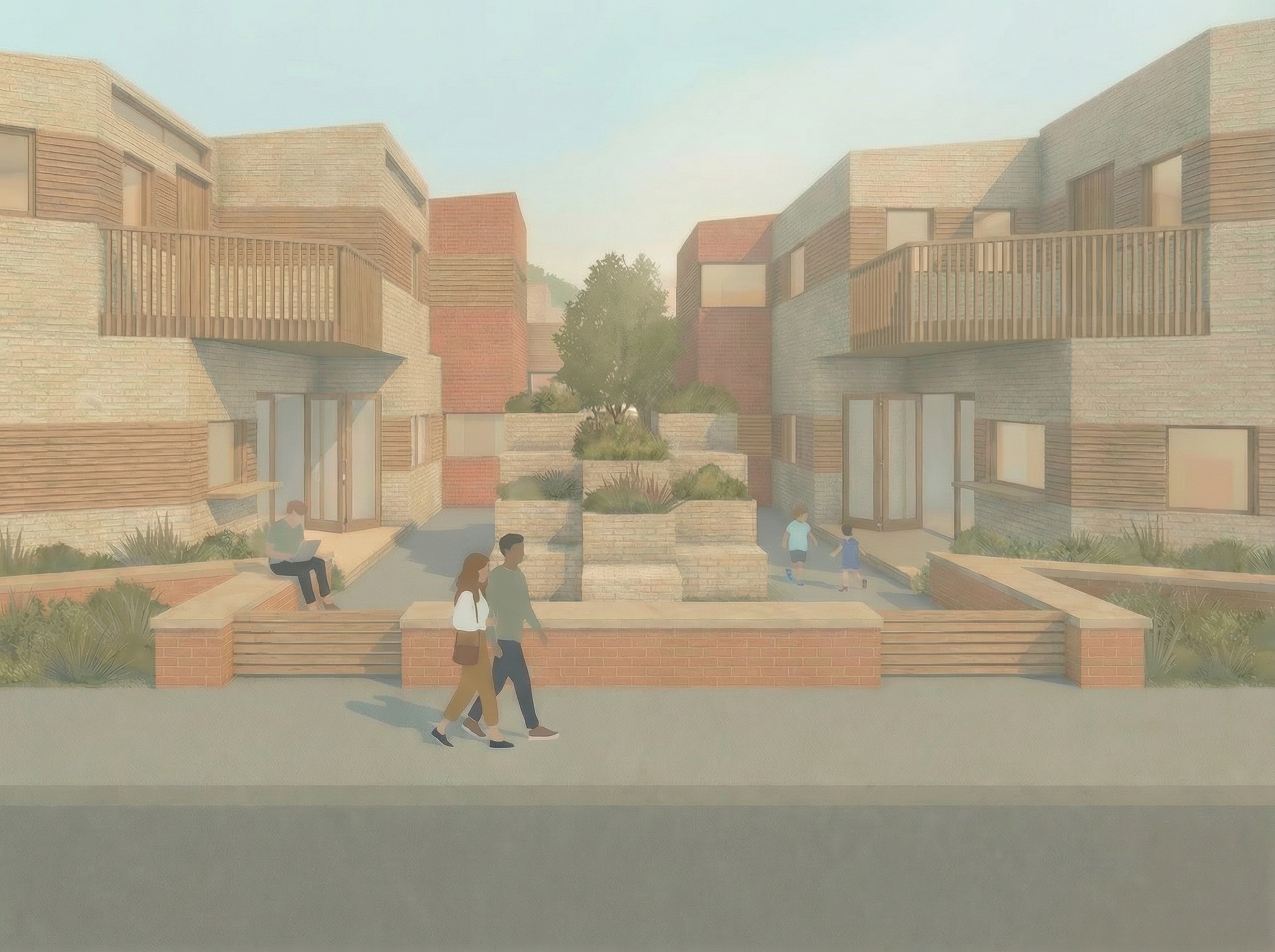 Canning Street courtyard